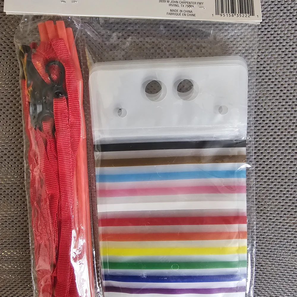 Multicolor 'Cheers' Party Pouches with Red Lanyards